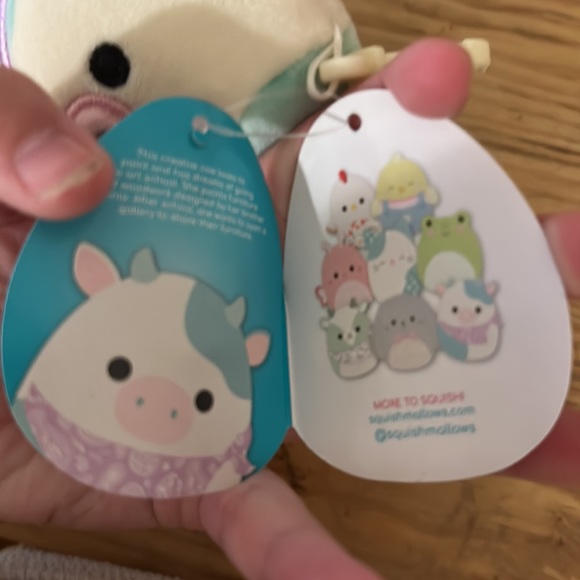 clip on rare belana cow squishmallow new with tags - Picture 4 of 4